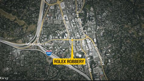 Rolex robbery: $100K in jewelry stolen in Downtown Walnut Creek